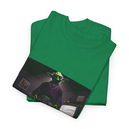 Yoda In Y2K Drip Standing Confidently