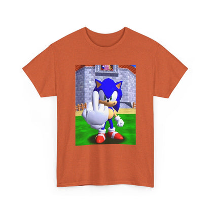 Sonic Flipping Off In The Castle Grounds