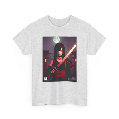 Samurai Warrior With Glowing Katana Tee