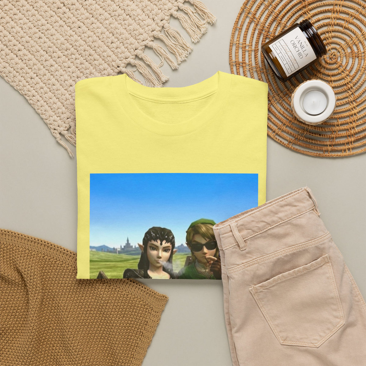 Link And Midna Smoking Blunts Tee