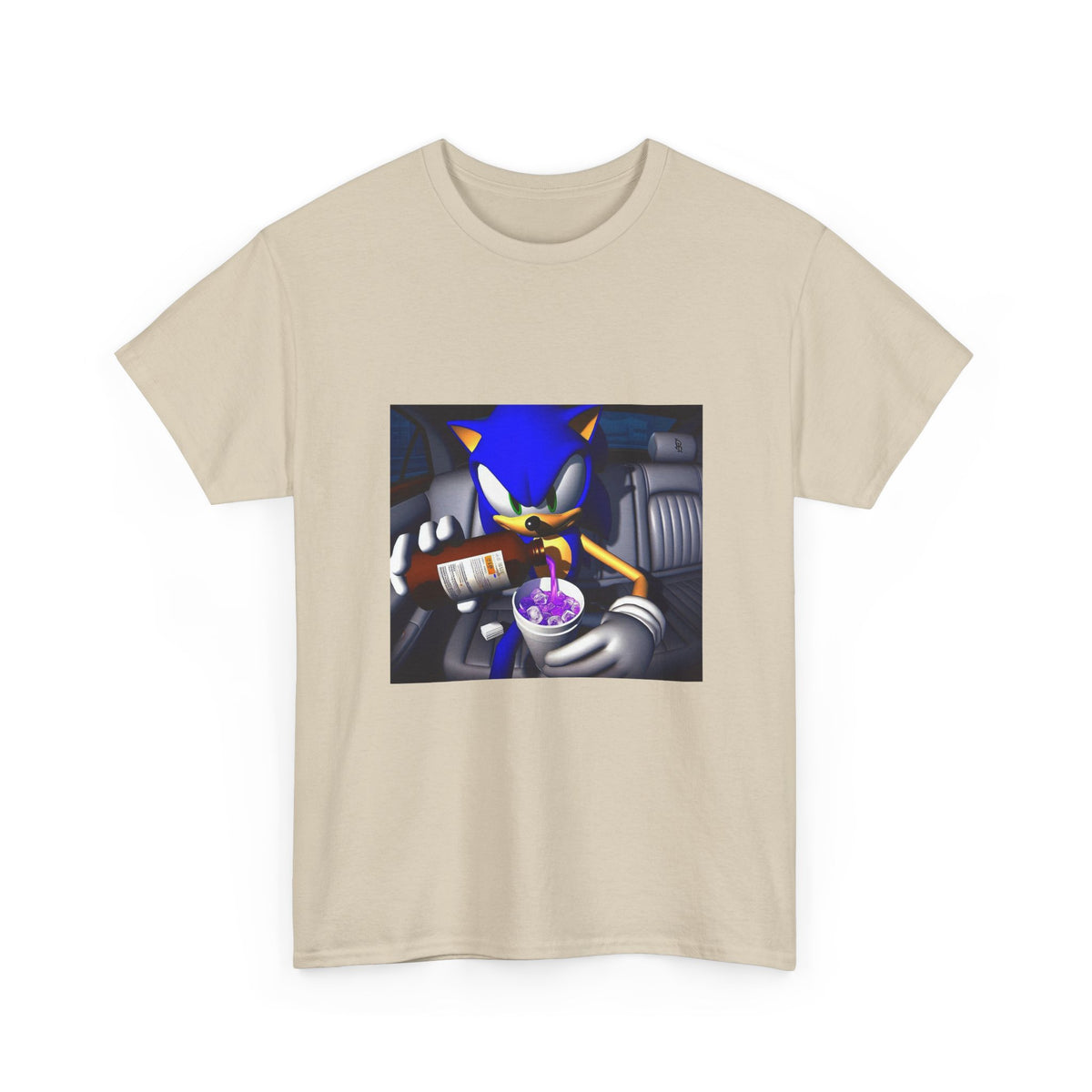 Sonic Pouring Up In The Ride Tee