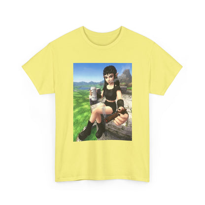 Edgy Elf Girl Smoking Blunt Tee