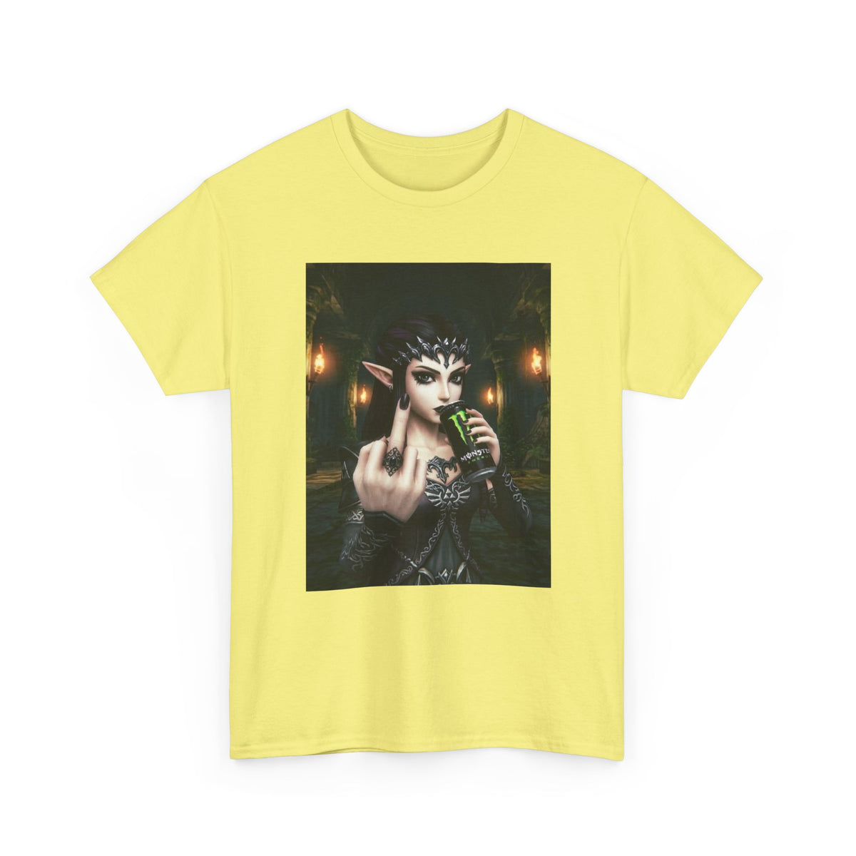 Edgy Elf Queen Flips You Off Tee
