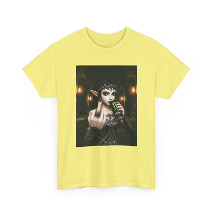 Edgy Elf Queen Flips You Off Tee