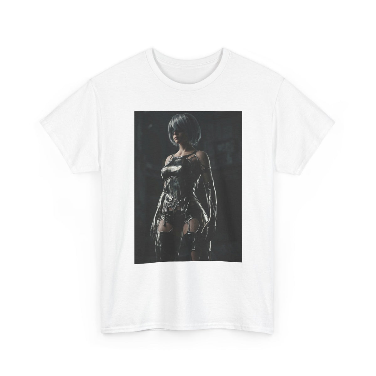 2B In Oozing Black Slime Outfit