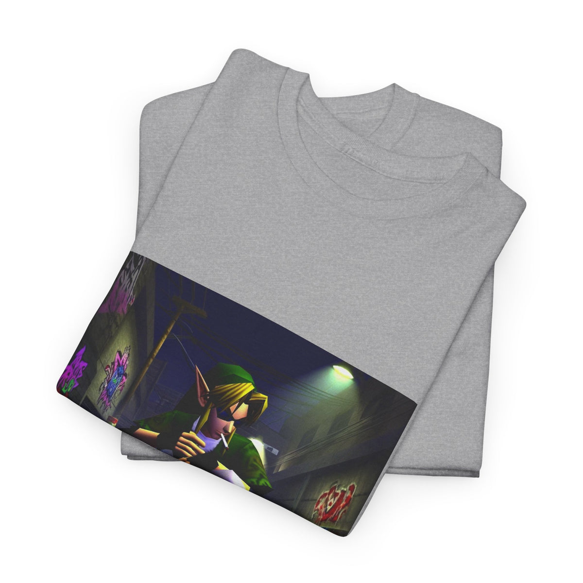 Skater Link Smoking In The Alley Tee (Design 7)
