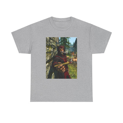 Khajiit Smoking Blunt In Skyrim Tee