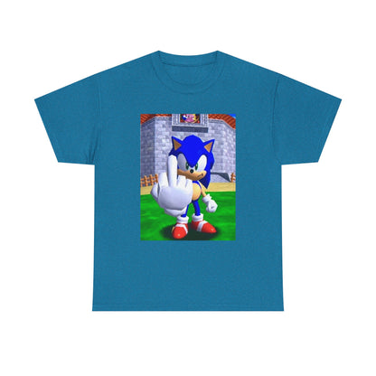 Sonic Flipping Off In The Castle Grounds