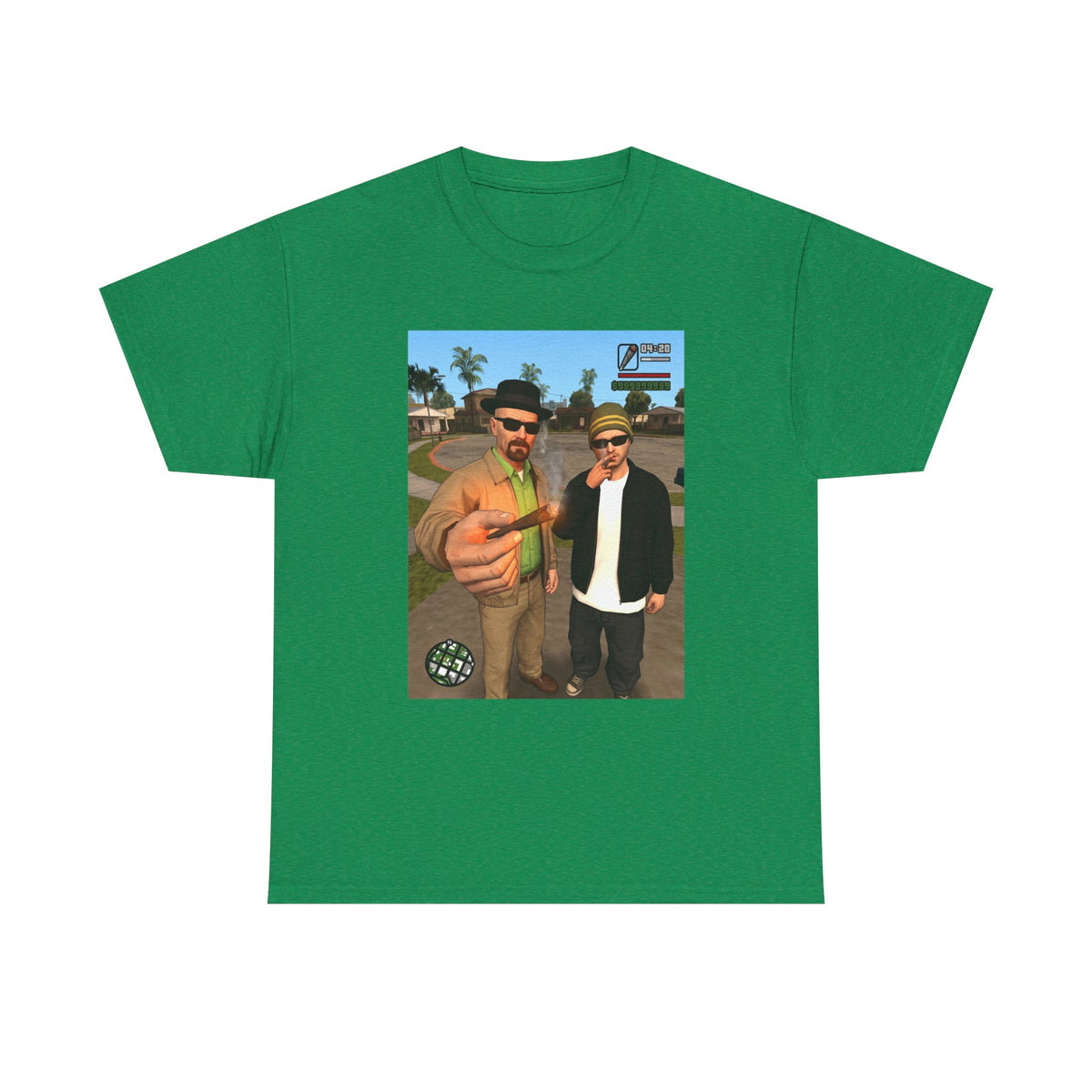 Walter And Jesse Smoking In San Andreas (Design 2)