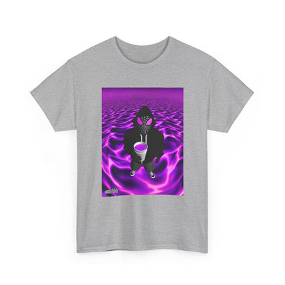 Spider-Hoodie With Purple Swirls Tee