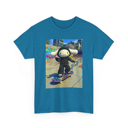 Edgy Cinnamoroll Skater Flipping Off Tee