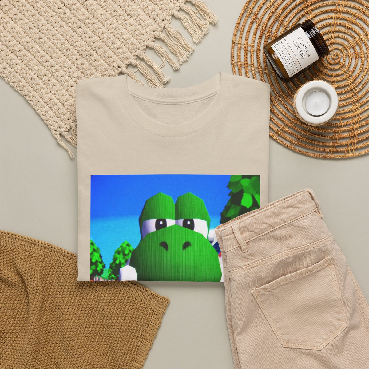 Yoshi Giving The Finger Tee (Design 4)