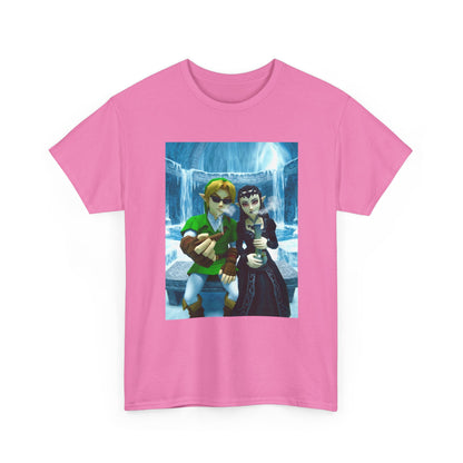 Link And Zora Chilling In Ice Cavern