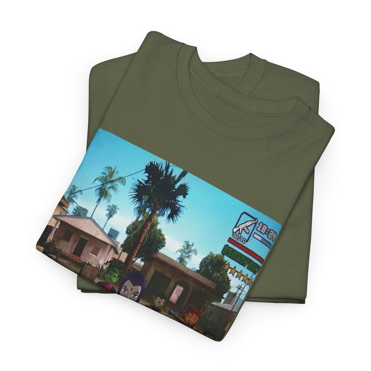 Teen Titans Grand Theft Auto Crossover Tee