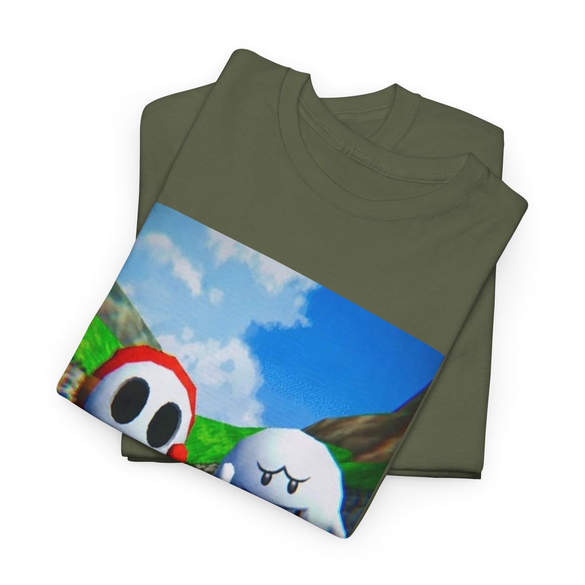 Shy Guy And Boo Flipping Off Tee