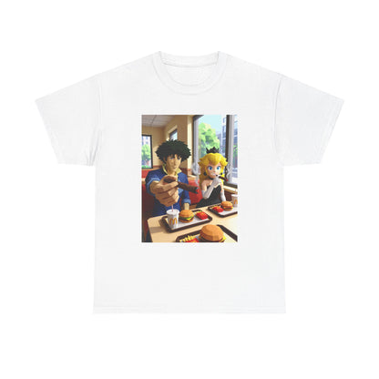 Spike and Princess Peach Smoking Cigars Tee