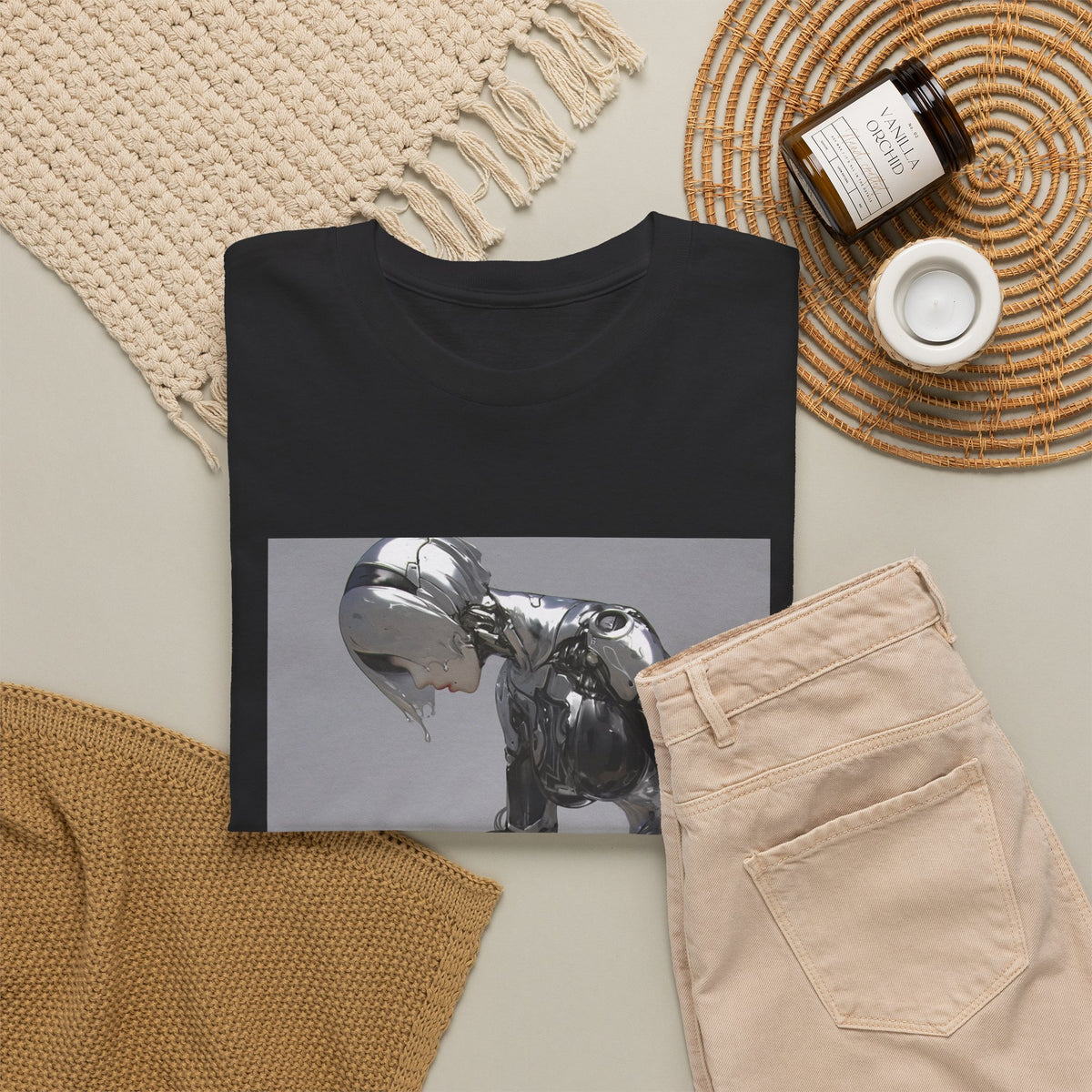 Liquid Chrome Flow Tee