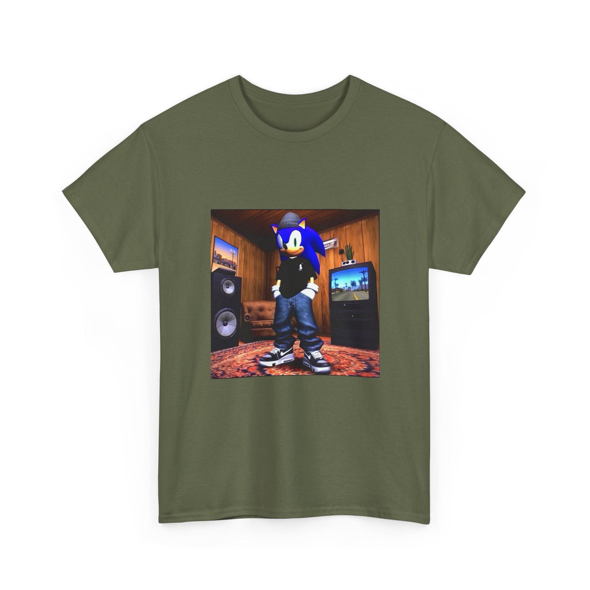 Gamer Sonic Dressed To Chill