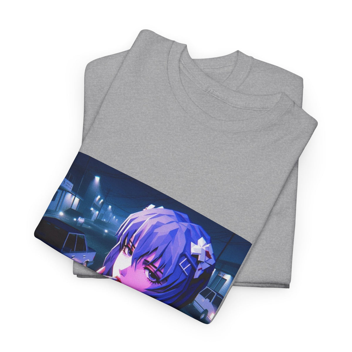 Rei Ayanami Riding GTA Streets Tee