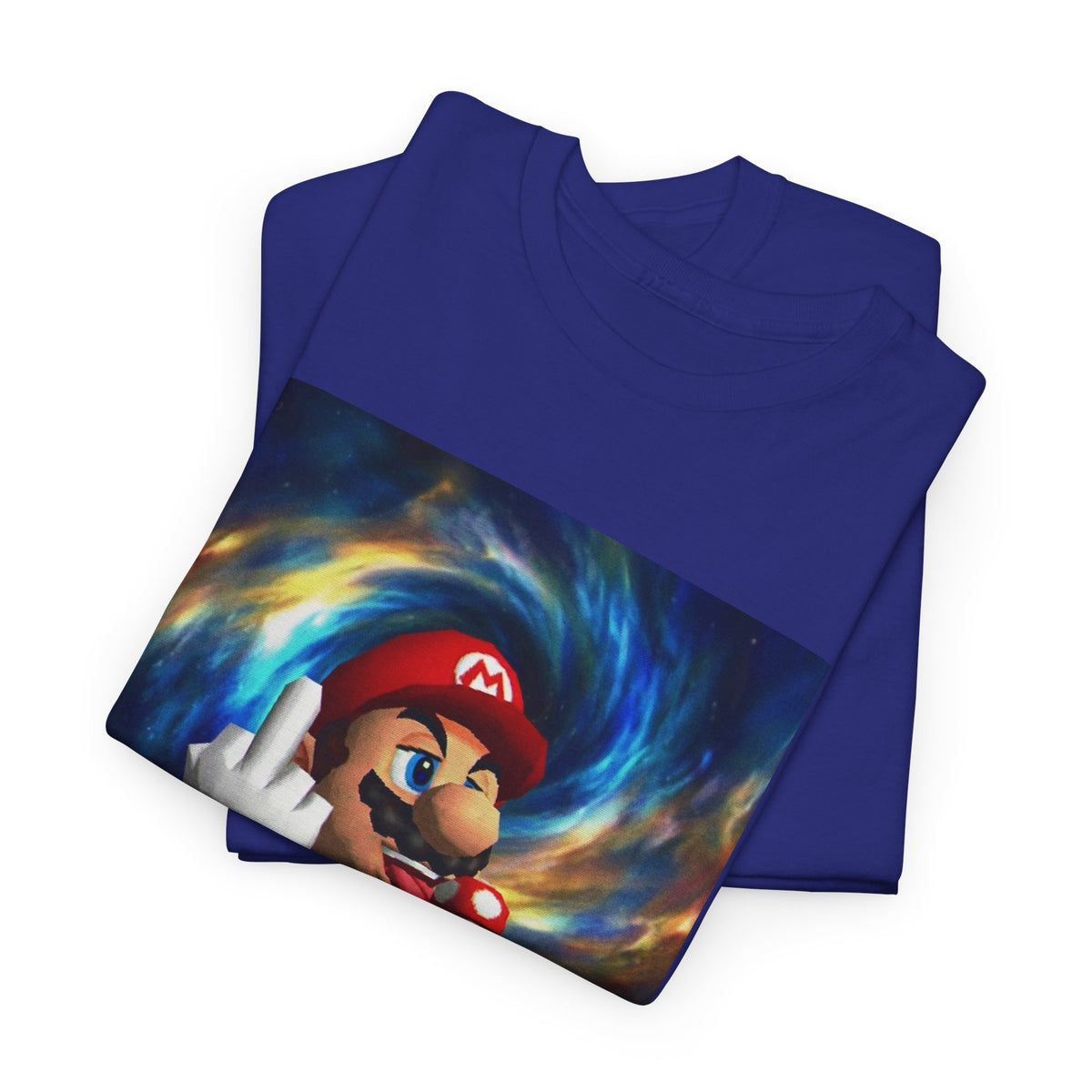 Mario Showing Middle Finger With Mushroom