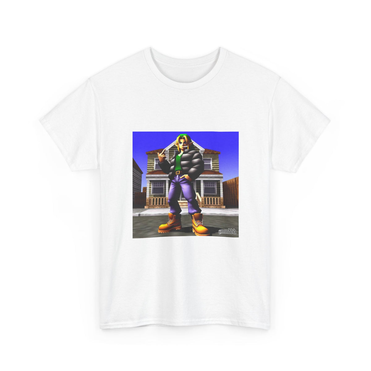 Link In Streetwear Flipping The Bird Tee