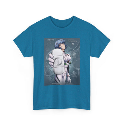 Rei Ayanami Holds PSP Collaboration Tee
