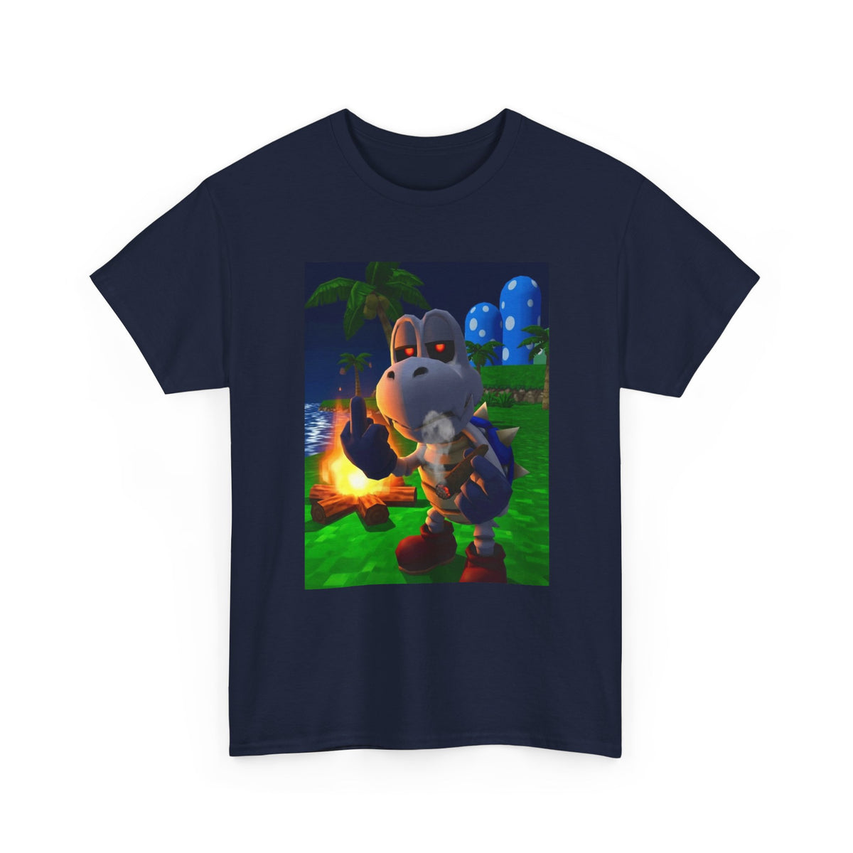 Dry Bones Giving The Finger Smoking Cigar Tee