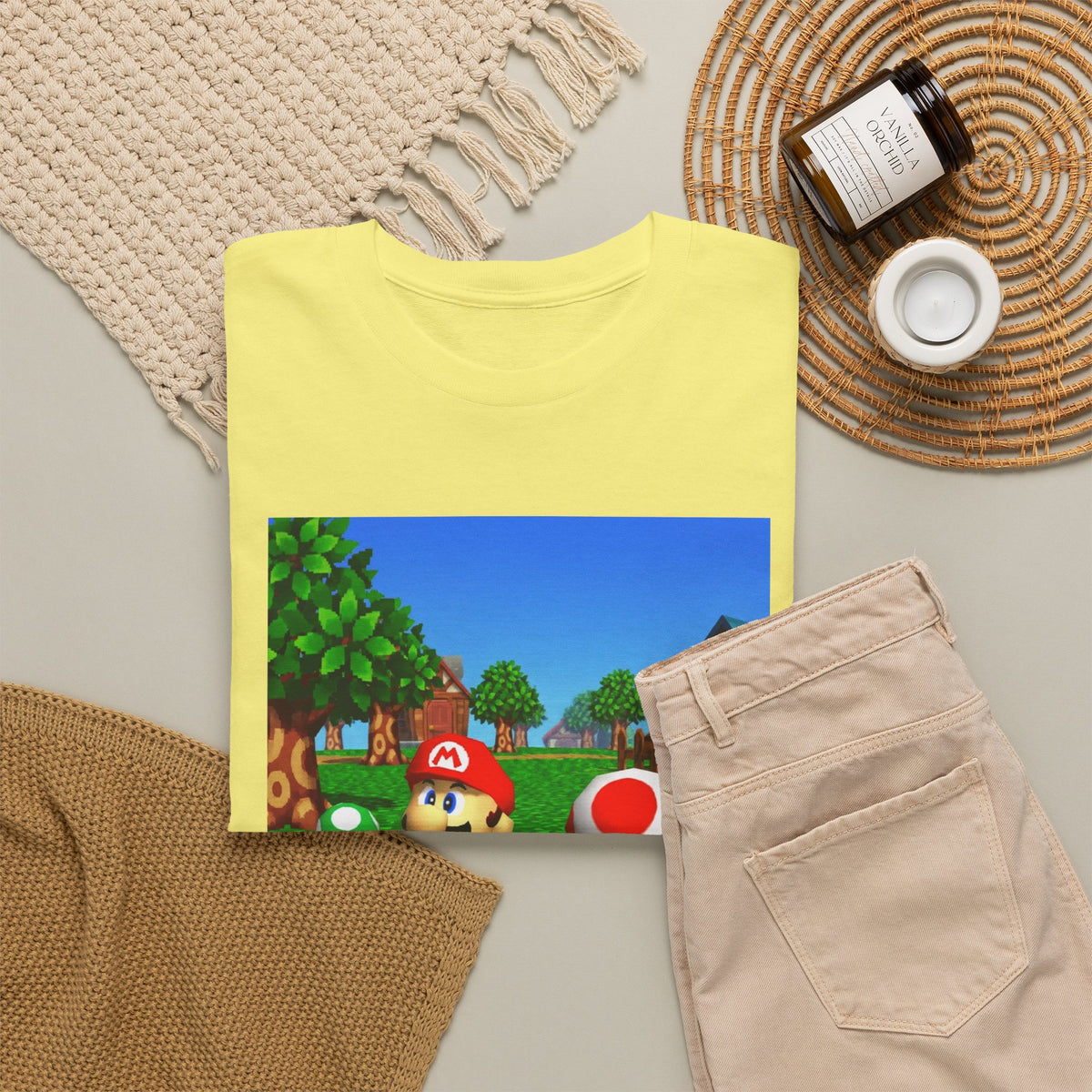 Mario And Toad Chillin' With Shrooms
