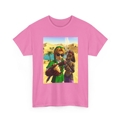 Link And Nabooru Smoking In Desert Tee