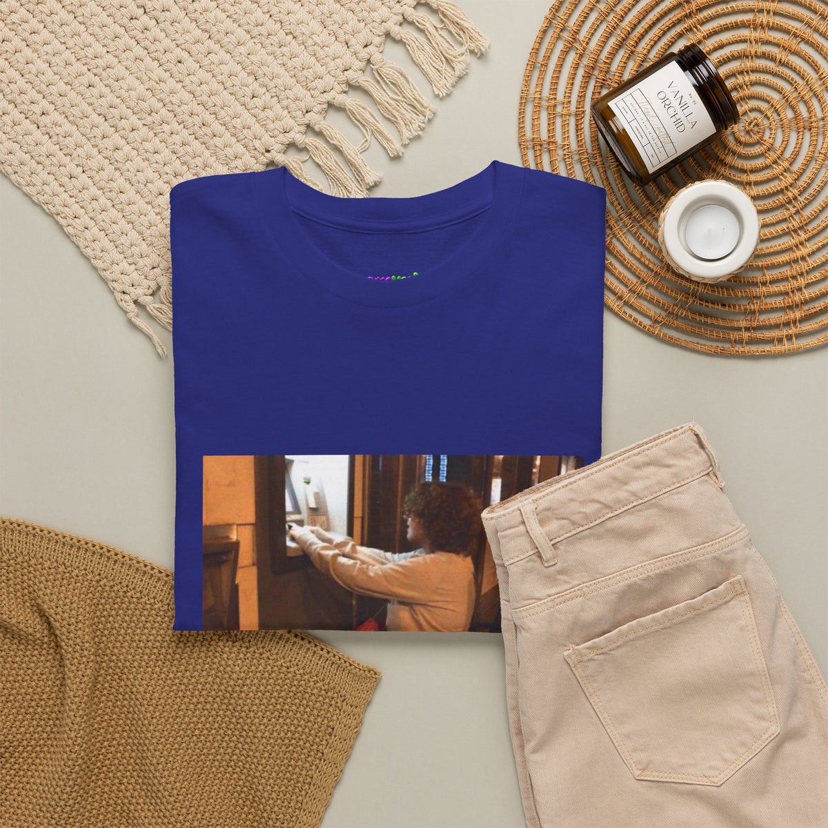 Gravity Defying Green Graphic Tee