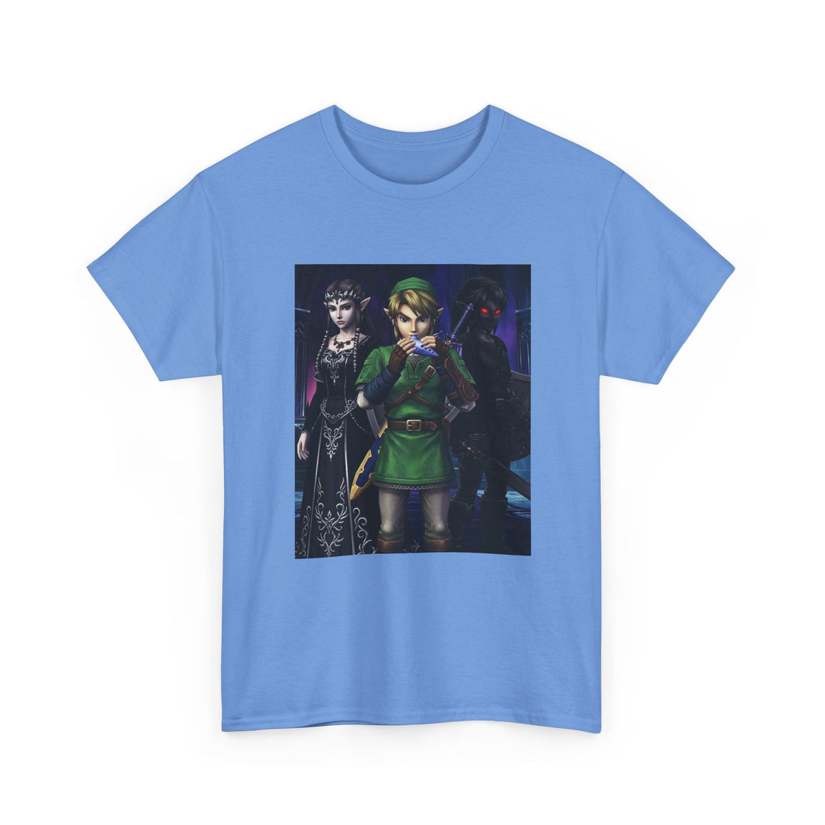 Link Playing Ocarina With Dark Companions Tee