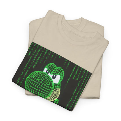 Wireframe Yoshi Flipping The Bird Tee