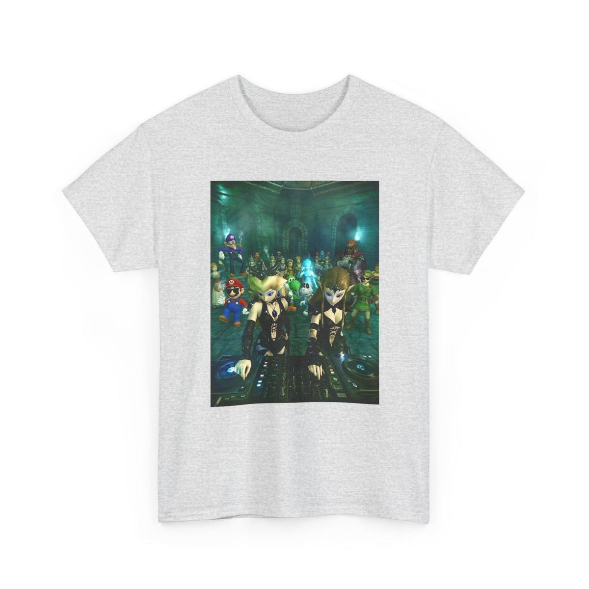 Dark Zelda DJs Gaming Party Tee