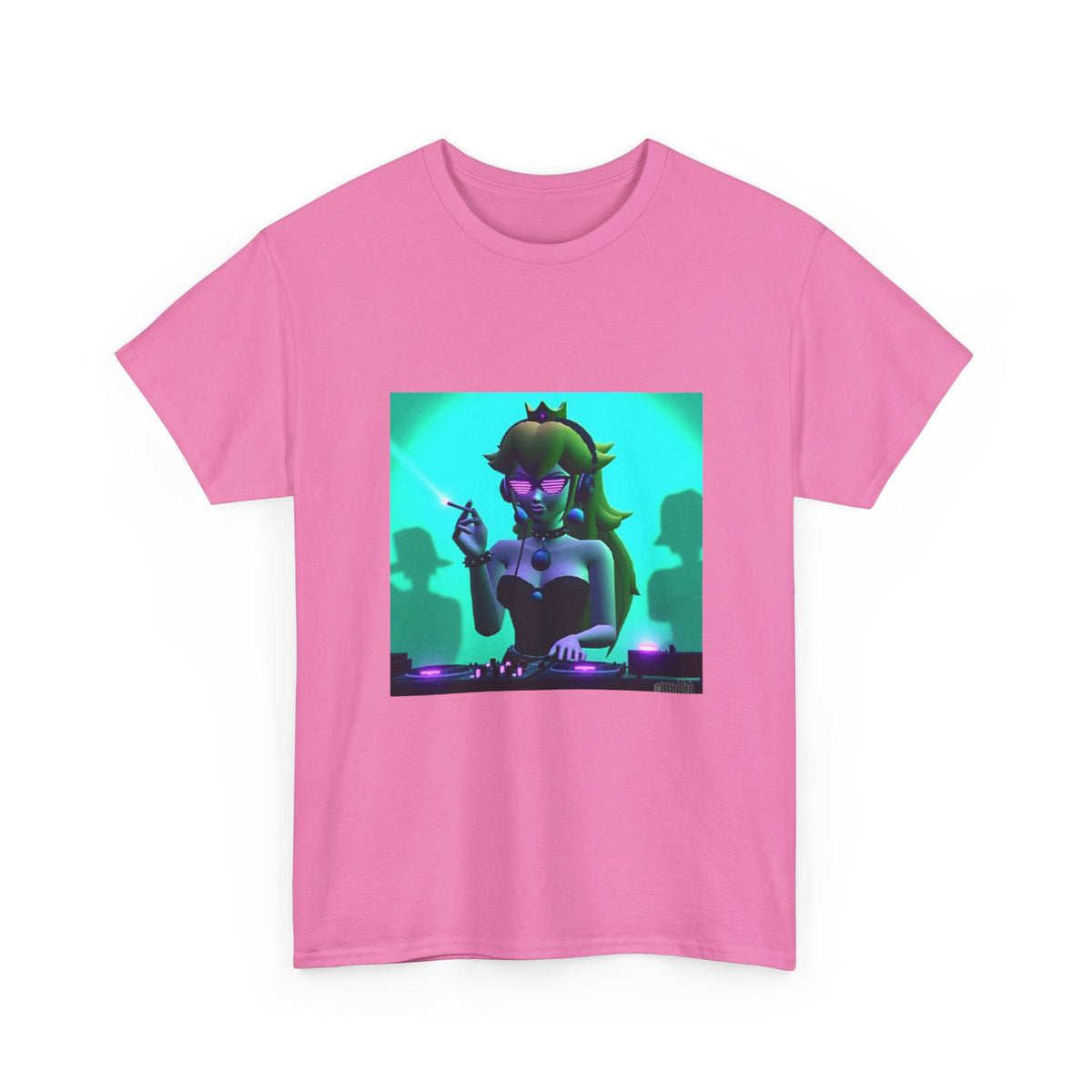 Dark Princess Peach DJ Smoking Tee