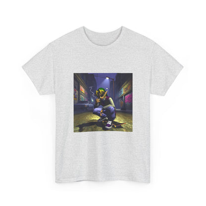 Streetwise Elf Smoking In Alley Tee