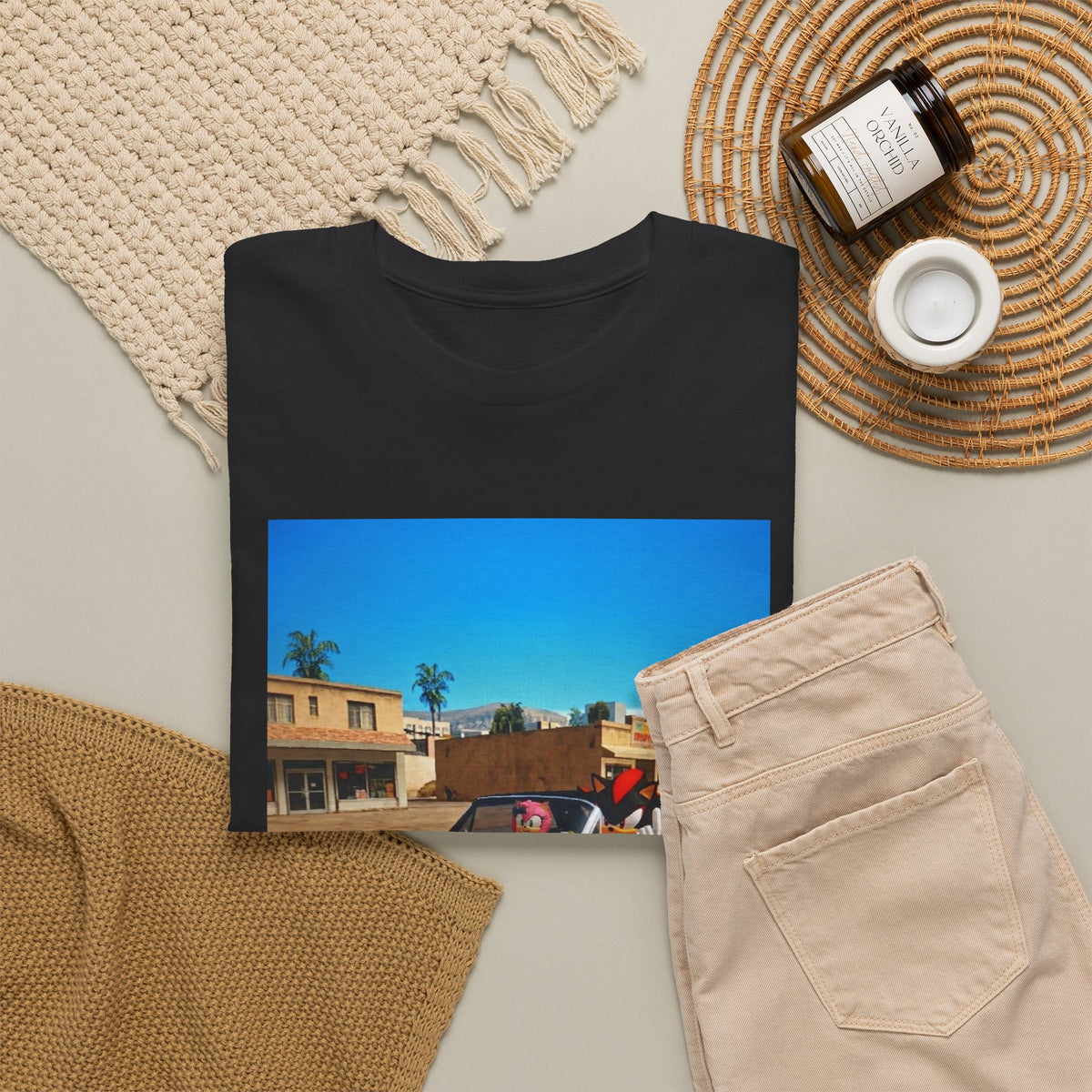 Shadow and Amy Cruising Lowrider Tee