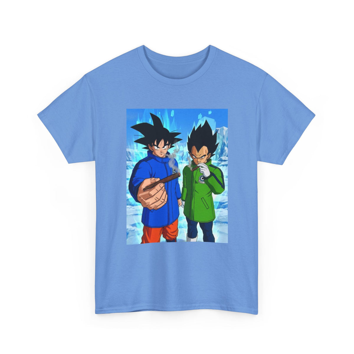 Goku and Vegeta Chillin' On Ice