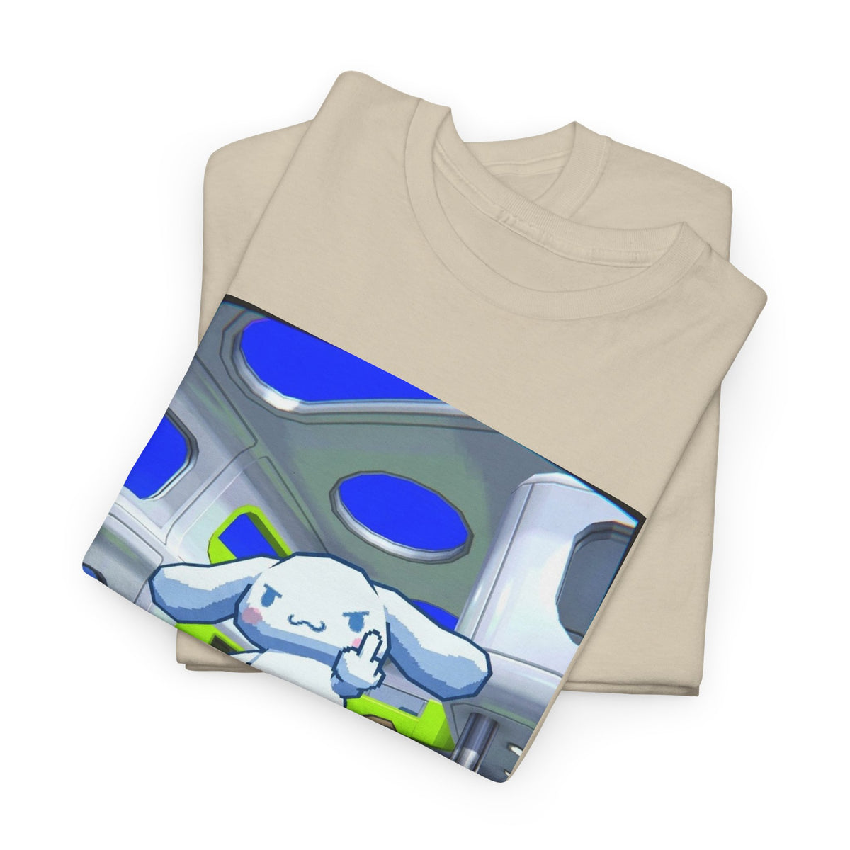 Cinnamoroll Skater Flipping Off Tee