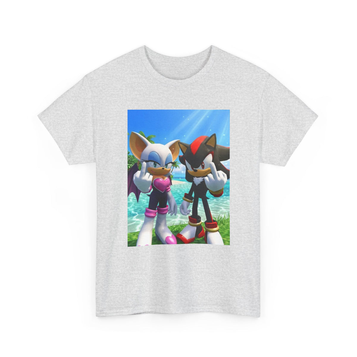 Rouge And Shadow Flipping The Bird Tee (Design 3)