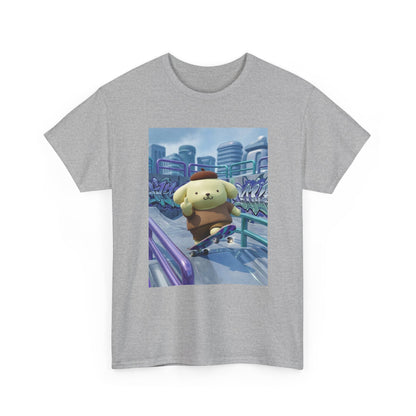 Pompompurin Flipping Off On Skateboard