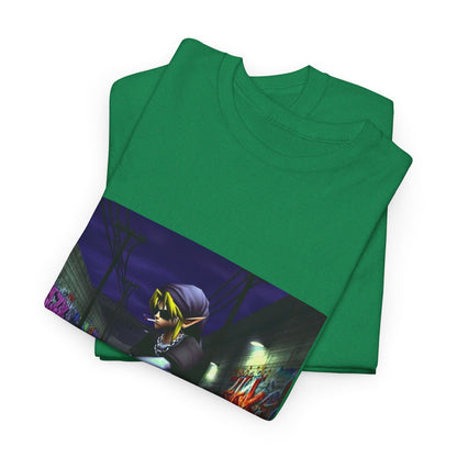 Edgy Link Skater Smoking Alley Tee