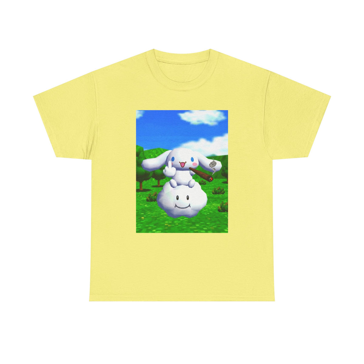 Cinnamoroll Bunny Flipping The Bird Tee