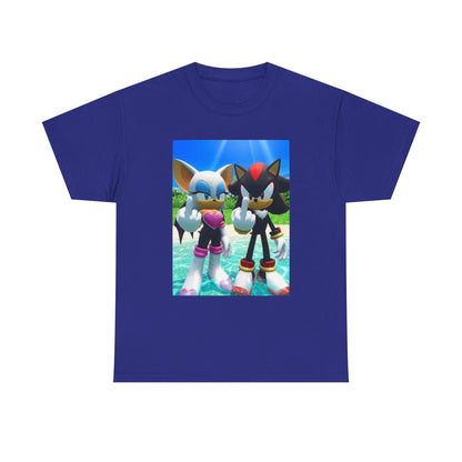 Rouge And Shadow Flipping The Bird Tee (Design 4)