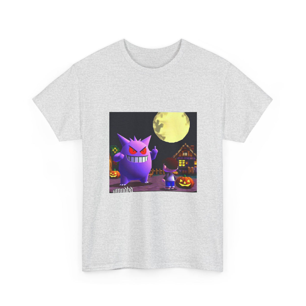 Gengar Flipping Off Villager At Night