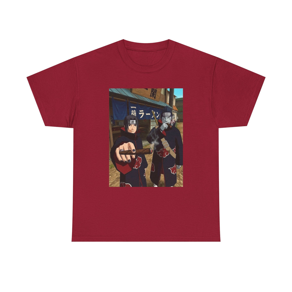 Itachi And Kisame Smoking Akatsuki Tee