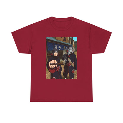 Itachi And Kisame Smoking Akatsuki Tee