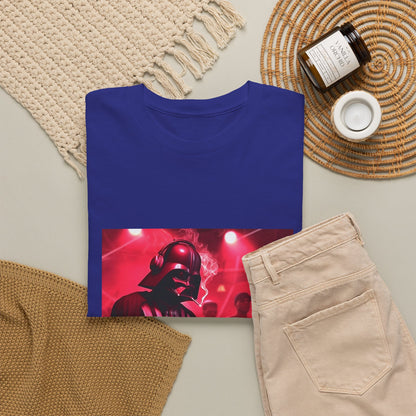 Darth Vader DJ Mixing And Smoking Tee