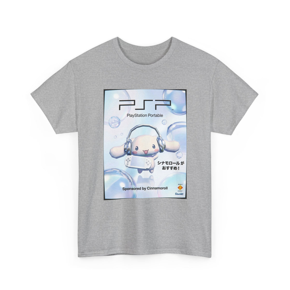 Cinnamoroll Gaming With A PlayStation Portable