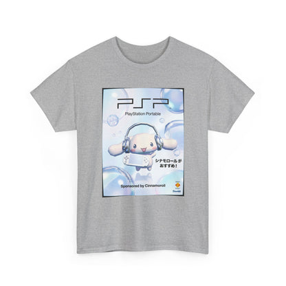 Cinnamoroll Gaming With A PlayStation Portable