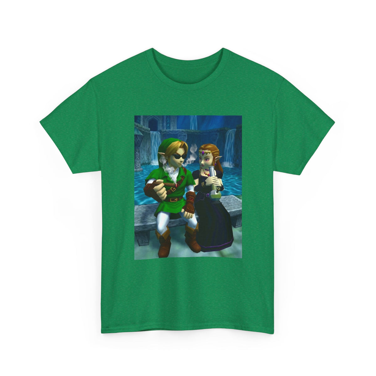 Link And Zelda Chillin' By The Water